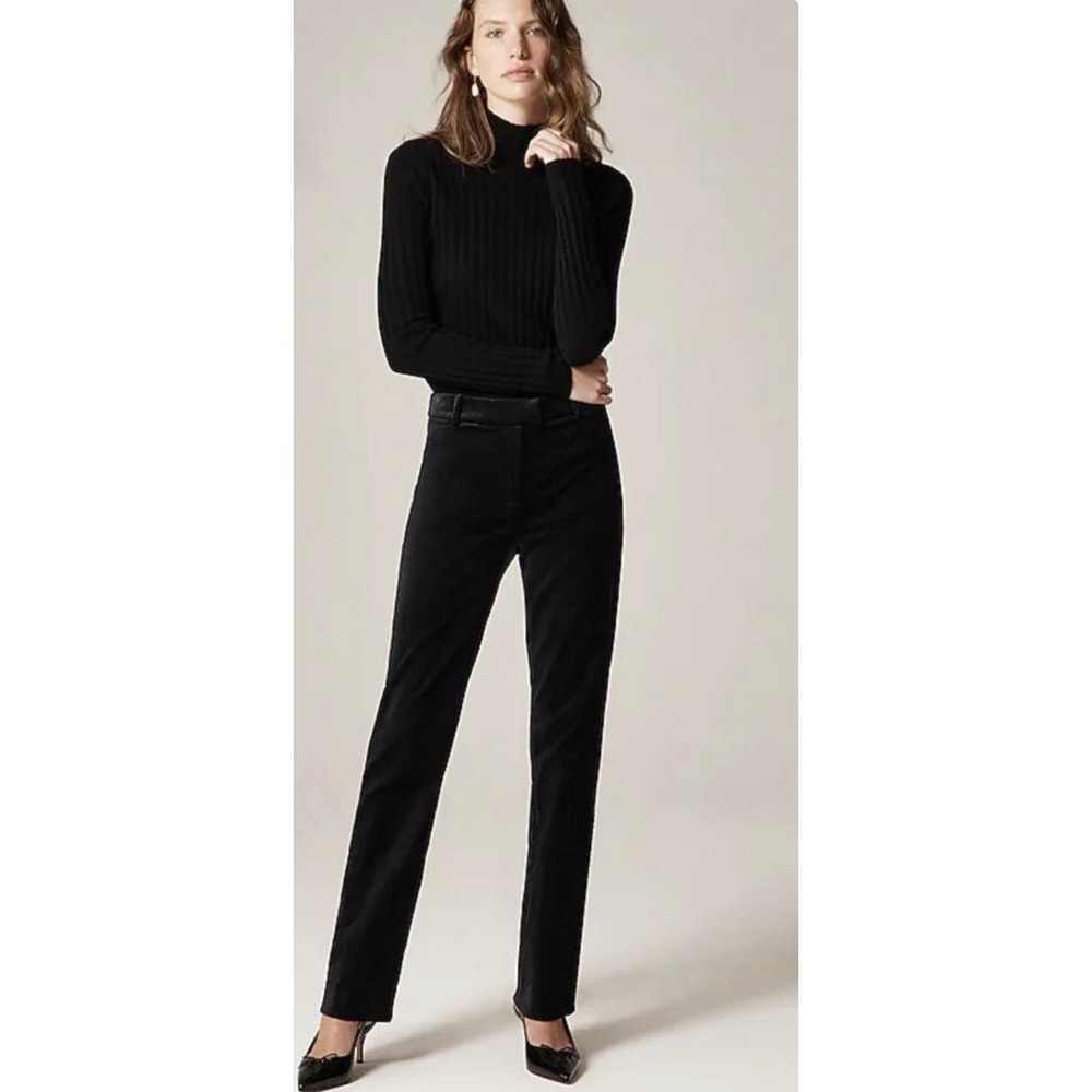J CREW 8 Stella Straight Leg pant in velvet Cp826